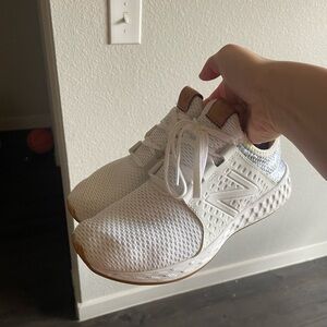 New Balance White Running Shoes